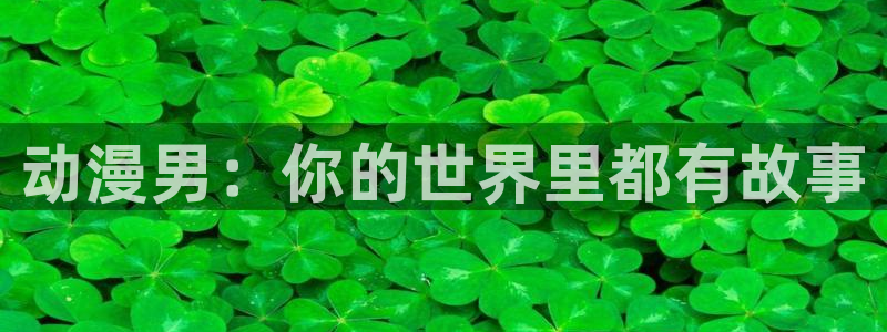 漫岛动漫在线观看免费完整版：动漫男：你的世界里都有故事